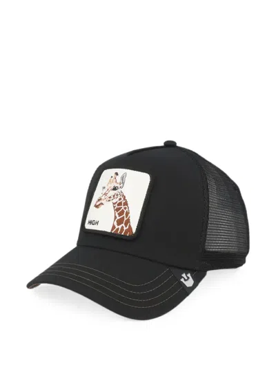 Goorin Bros Giraffe-patch Mesh-panel Cap In Black