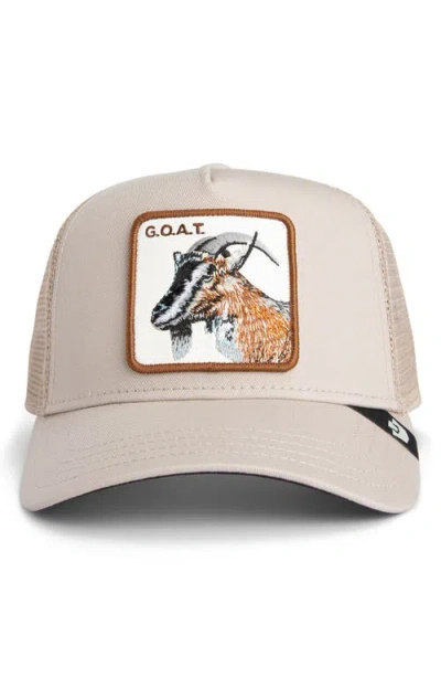 Goorin Bros . G.o.a.t. Patch Snapback Trucker Hat In Brown