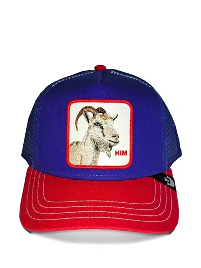 Goorin Bros Goat-patch Trucker Hat In Blue