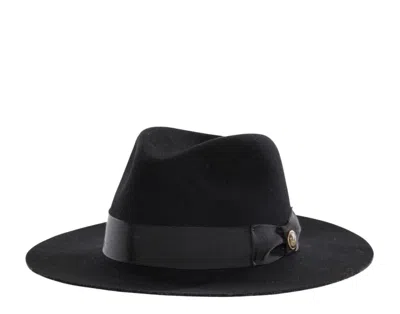 Goorin Bros Heritage County Line Fedora Black Wool Felt Men's Hat 100-3137-blk