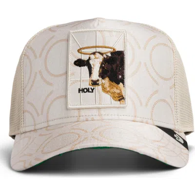 Goorin Bros . Holy Cow Jacquard Snapback Trucker Hat In Gray