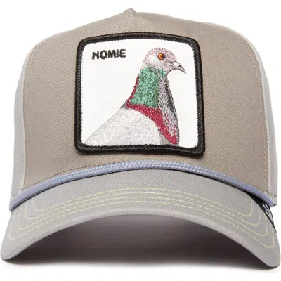 Goorin Bros . Homie Pigeon Patch Snapback Hat In Gray