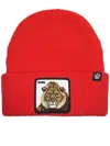 Goorin Bros Lion-embroidered Beanie In Red