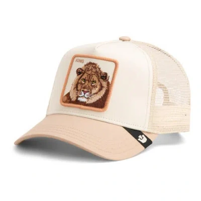 Goorin Bros Khaki The King Trucker Adjustable Hat In Pink