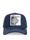 Goorin Bros Lion-patch Trucker Hat In Blue