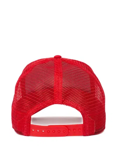 Goorin Bros Logo-patch Cap In Red