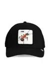 Goorin Bros Logo-patch Mesh-panel Cap In Black