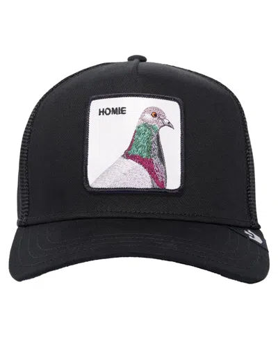 Goorin Bros Men's Black Pigeon Trucker Adjustable Hat