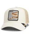 Goorin Bros Men's Cream Deadly Companion Adjustable Canvas Trucker Hat