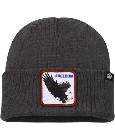 Goorin Bros Men's . Charcoal Toasty Freedom Cuffed Knit Hat