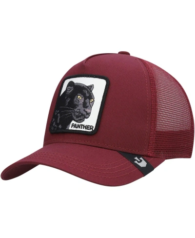 Goorin Bros Men's . Maroon The Panther Trucker Adjustable Hat
