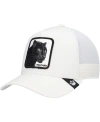 GOORIN BROS MEN'S GOORIN BROS. WHITE THE PANTHER TRUCKER ADJUSTABLE HAT