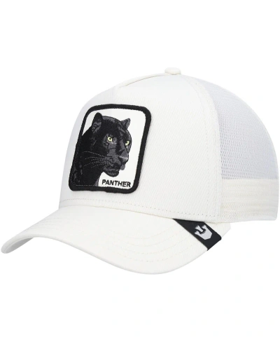 Goorin Bros Men's . White The Panther Trucker Adjustable Hat
