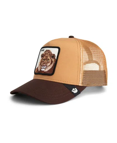 Goorin Bros Men's Tan The King Trucker Adjustable Hat In Brown