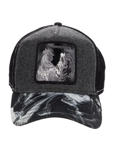 Pre-owned Goorin Bros Men's Trucker Hat In Black/white
