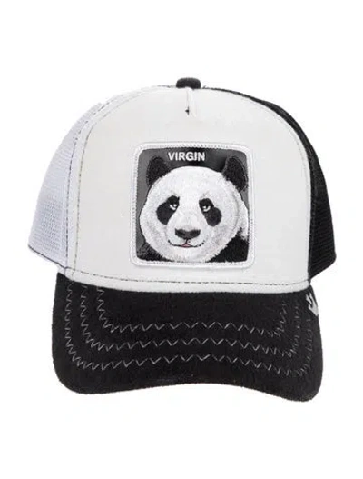 Pre-owned Goorin Bros Men's Trucker Hat In Black/white