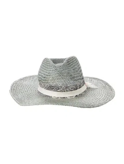 Pre-owned Goorin Bros Mens' Straw Sun Hat In Green