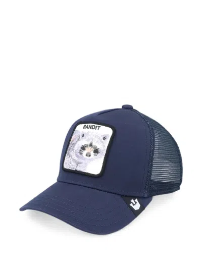 Goorin Bros Mesh-panel Embroidered Cap In Blue