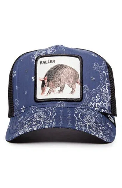 Goorin Bros . Mo' Money Anteater Trucker Hat In Blue