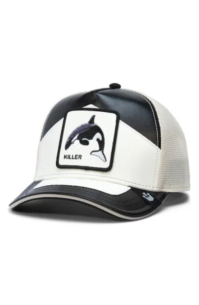Goorin Bros . Moto Killer Faux Leather Trucker Hat In Black