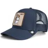 Goorin Bros . Nuts Squirrel Patch Snapback Trucker Hat In Blue