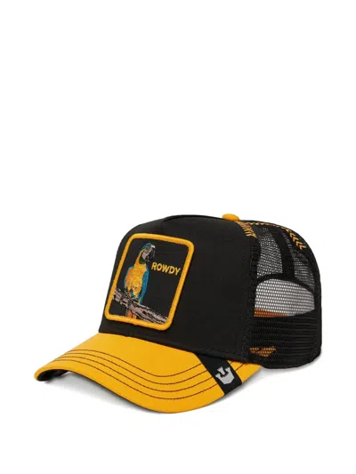 Goorin Bros Parrot-patch Trucker Hat In Black