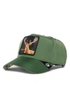 Goorin Bros . Party Hard Stag Snapback Hat In Forest