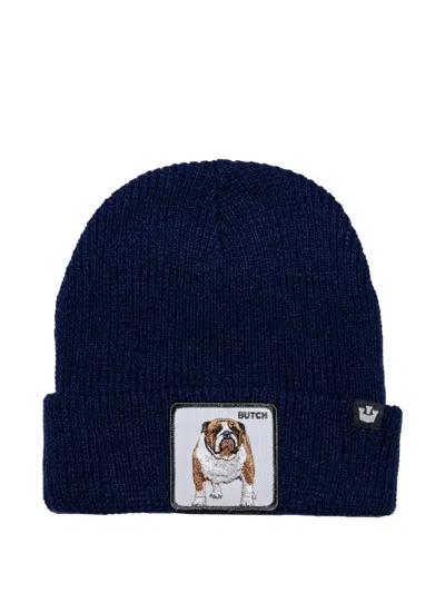 Goorin Bros Patch-detail Beanie In Blue