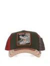 Goorin Bros Trunchbull Trucker Crocodile Flannel Hat 101-0742-oli