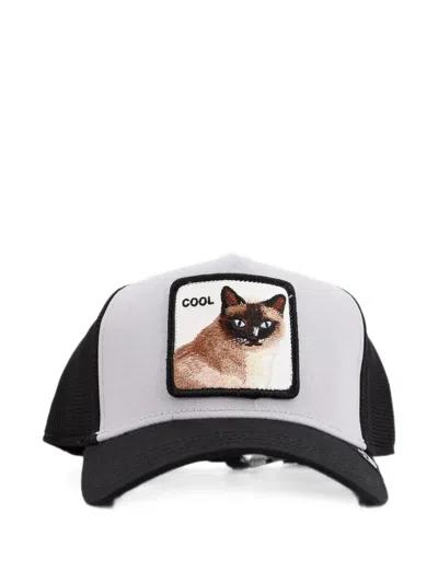 Goorin Bros Patch-detail Mesh-panel Baseball Cap In Black