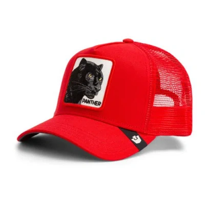 Goorin Bros Red  The Panther Adjustable Trucker Hat In Gray