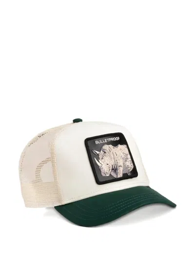 Goorin Bros Rhino-patch Mesh-panel Cap In White