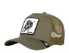 Goorin Bros Road Rage Olive Trucker Hat Raging Bull 101-1033-oli In Green