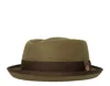 Goorin Bros Ryan Pointo Wool Fedora Olive 100-0237-oli In Green
