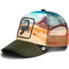 Goorin Bros Scorpion-patch Mesh-panel Trucker Hat In Orange