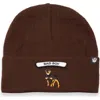 Goorin Bros . Soft Rock Bad Boy Merino Wool Blend Beanie In Coffee