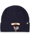 Goorin Bros Embroidered-rooster Beanie In Blue