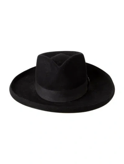 Pre-owned Goorin Bros Solid Wool Hat In Black