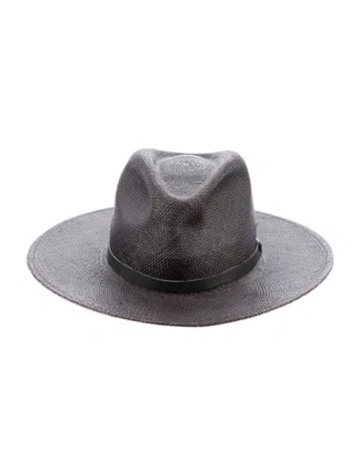 Pre-owned Goorin Bros Straw Sun Hat In Black