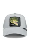 Goorin Bros Swamp Monster Alligator-patch Trucker Cap In Gray