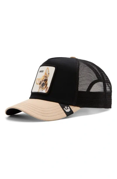 Goorin Bros . The Amigo Embroidered Patch Trucker Hat In Black