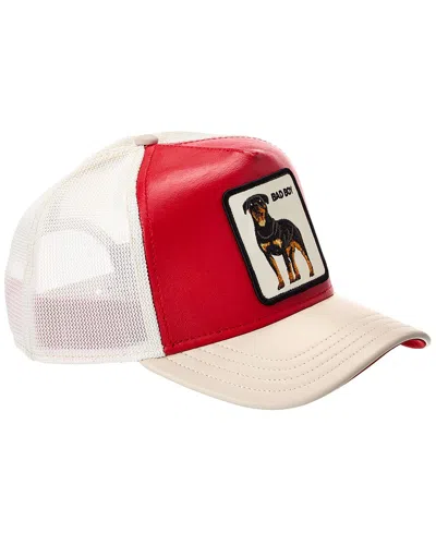 GOORIN BROS GOORIN BROS THE BAD BOY LEATHER TRUCKER HAT