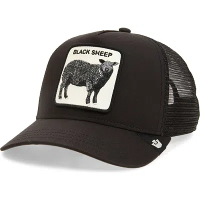 Goorin Bros . The Black Sheep Patch Trucker Hat In Void