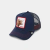 Goorin Bros . The Bullish Bull Trucker Hat In Navy
