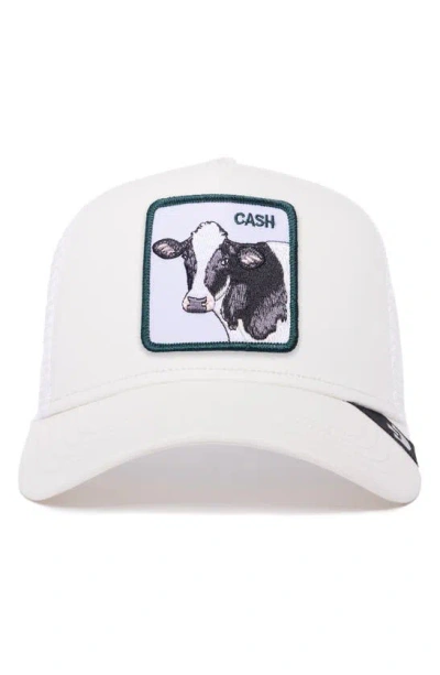 Goorin Bros The Cash Cow Trucker Hat In Ivory
