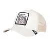 Goorin Bros The Killer Tiger Vegan Leather Trucker Hat 101-0421-whi In White