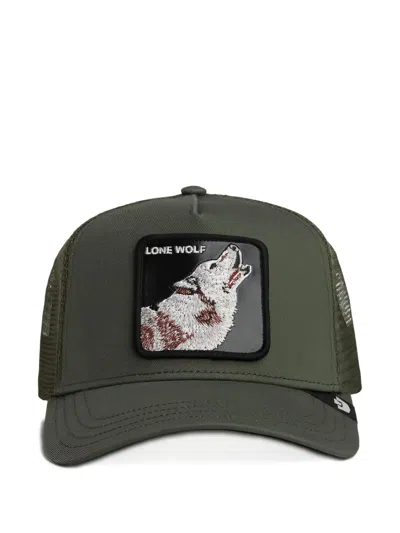 Goorin Bros The Lone Wolf Patch Cap Hat In Green