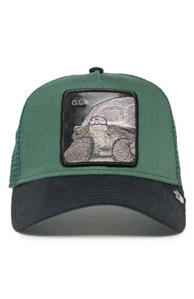 Goorin Bros . The Og Tortoise Patch Trucker Hat In Green