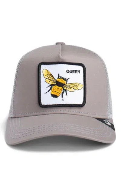 Goorin Bros . The Queen Of Bees Snapback Trucker Hat In Gray