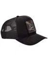 Goorin Bros The Suede Bat Trucker Hat In Black